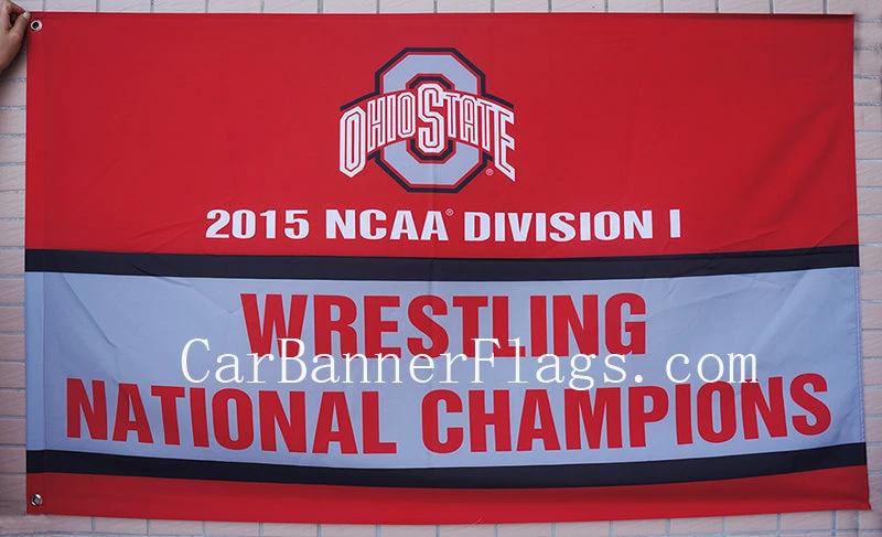 Ohio State Buckeyes banner NCAA The Ohio State University flag,100% polyester flag,3*5 foot by flagsshop