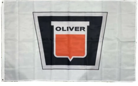 Oliver Tractor Flag — (Keystone Logo) -3x5 FT Banner-100% polyester by flagsshop