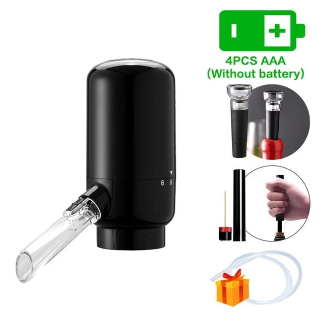 One Touch Electric Wine Aerator And Dispenser Quick Sobering Decanter by Bowlift