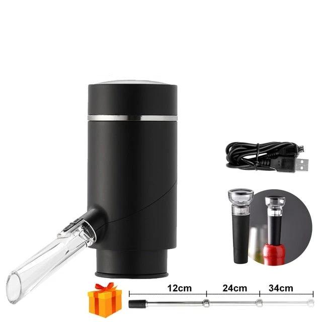 One Touch Electric Wine Aerator And Dispenser Quick Sobering Decanter by Bowlift