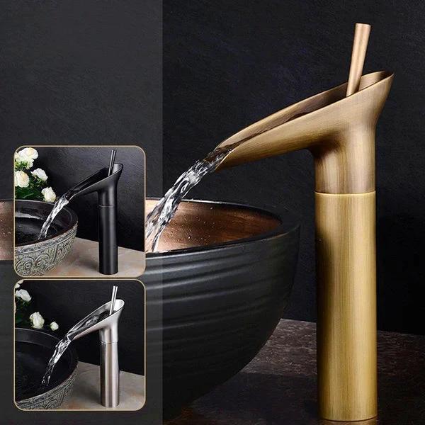 AquaCascade waterfall faucet for the sink Bowlift by Bowlift