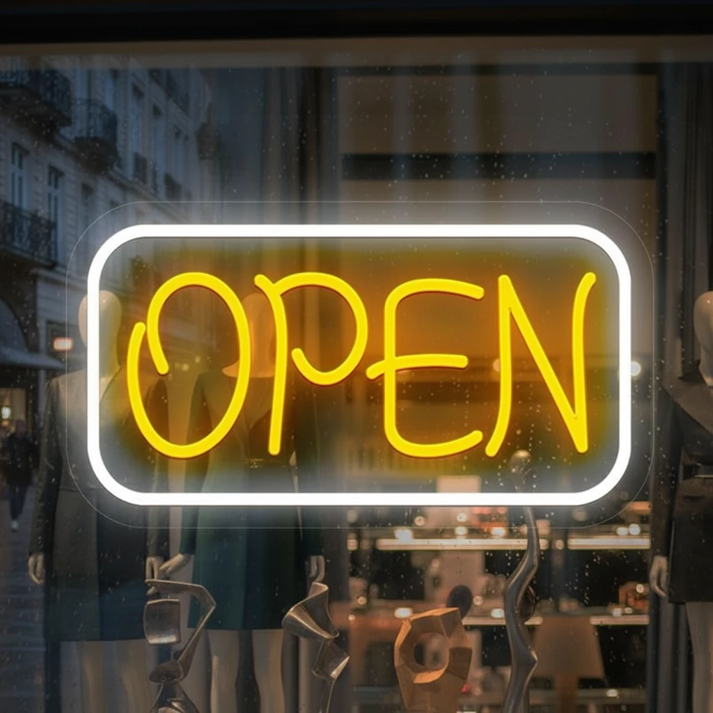 Neon Open Sign Acrylic Led Open Sign by Neonchics