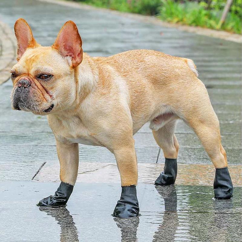 PootShield Waterproof Dog Shoes with Grip and Protective Comfort by BowLift