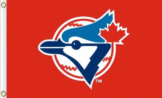 oronto Blue Jays Logo US Flag 3X5Ft Banner USA Polyester with Brass Grommets by flagsjustdoit