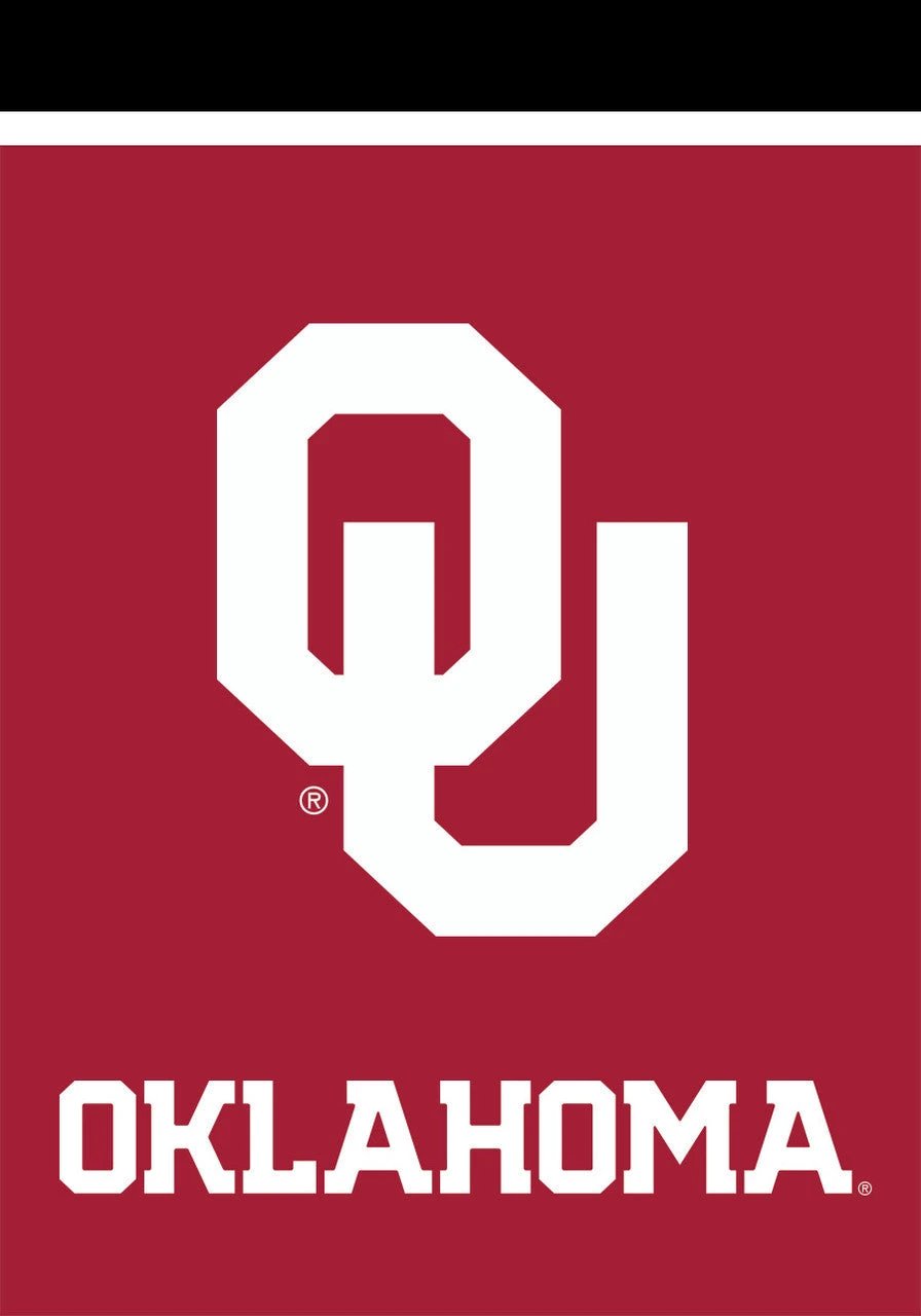 OU Oklahoma Sooners University Large College Flag -3x5 FT Banner-100% polyester-2 Metal Grommets by flagsshop