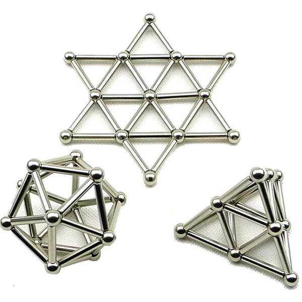 Magnetic rods & balls for innovative toy constructions by BowLift