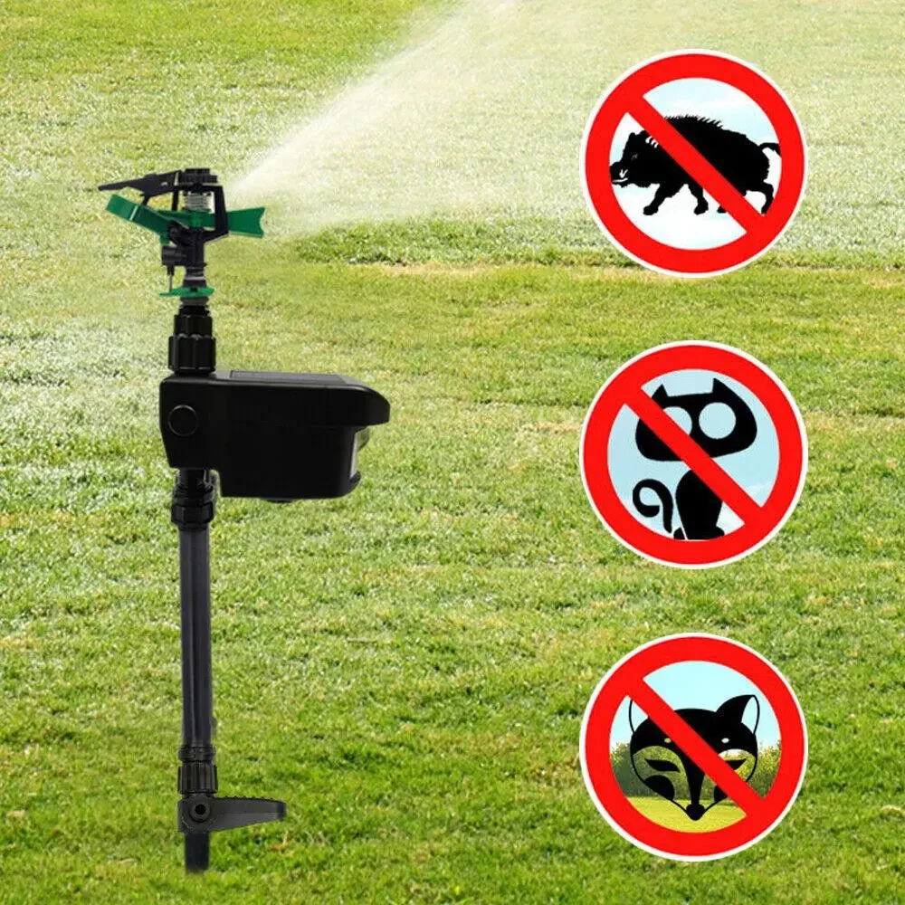 Automatic Motion-Activated Animal Repellent Garden Sprinkler - Animal Sensor Outdoor Lawn Yard Water Sprinkler by BowLift
