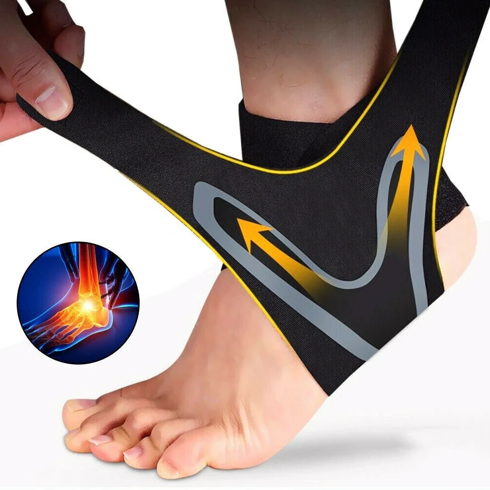 Plantar Ankle X Wrap Support Compression Sock by BowLift