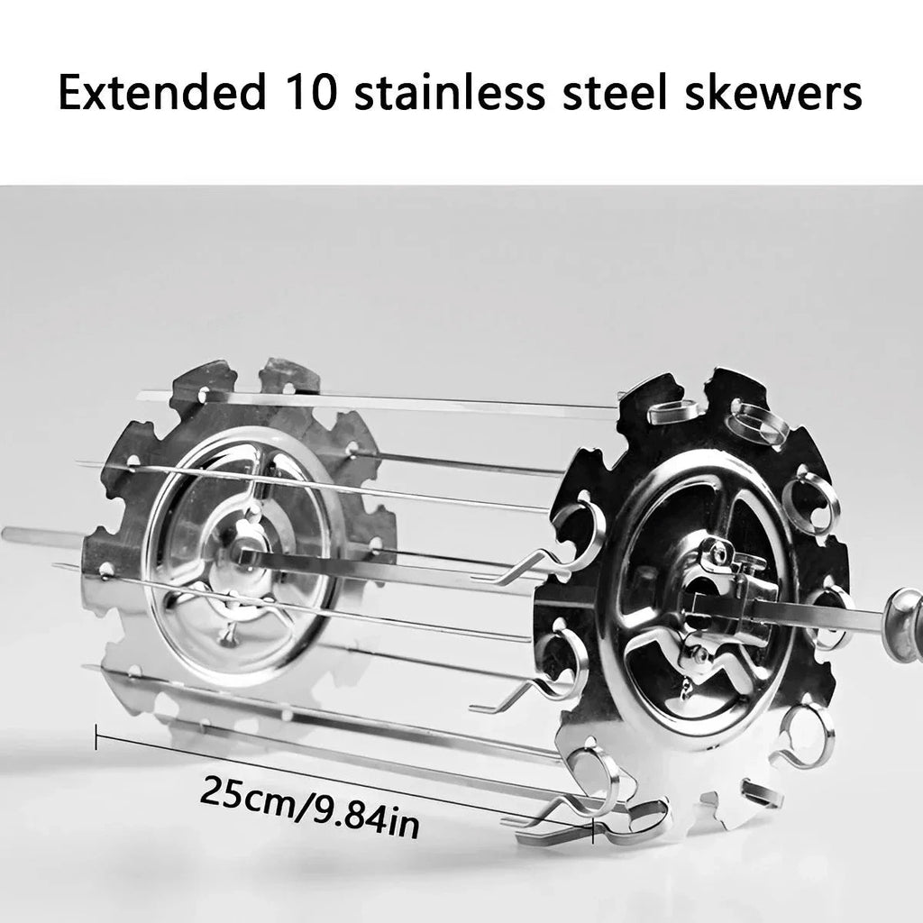 Oven Grill Cage Stainless Steel Meat Skewer Cage Heat-Resistant Skewer by Bowlift