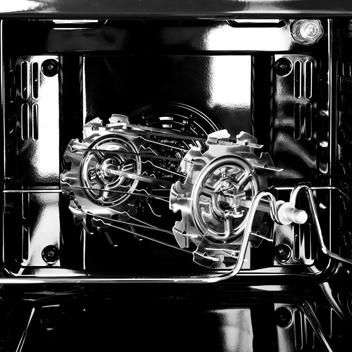 Oven Grill Cage Stainless Steel Meat Skewer Cage Heat-Resistant Skewer by Bowlift