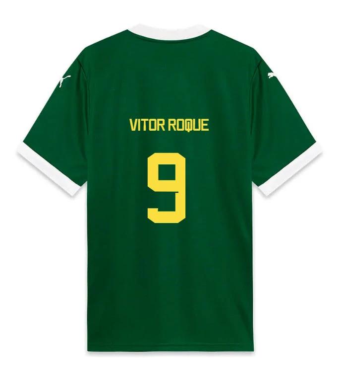Palmeiras VITOR ROQUE 9 Home 2025-26 Jersey – Green by Soccer Jersey