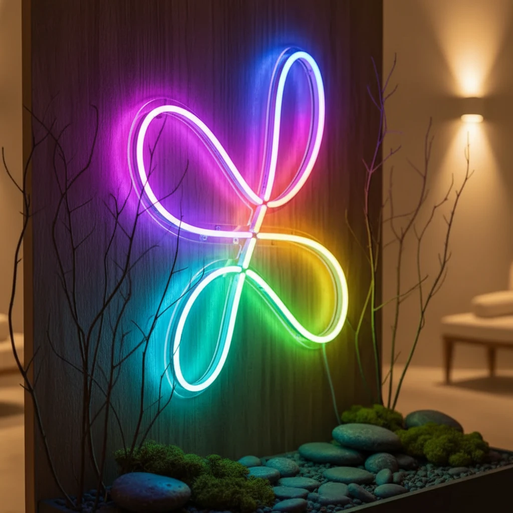Permanent Smart RGB Outdoor Lights for Halloween Christmas Decoration by Neonchics