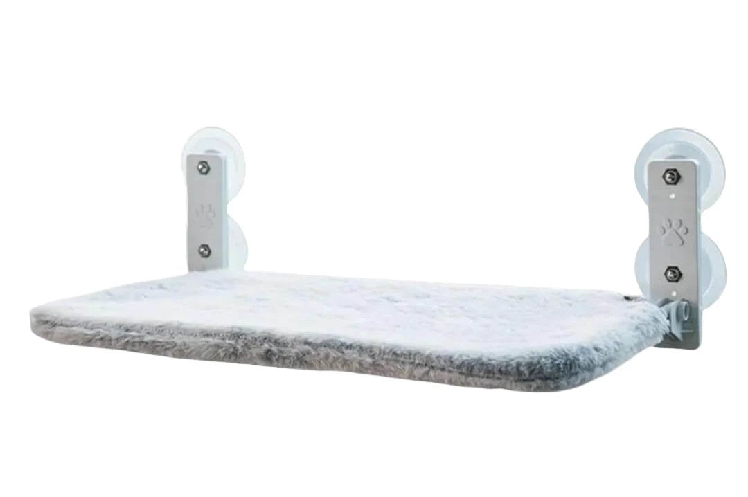 PAWPERCH – Foldable Cat Hammock with Wall-Friendly Mount | No-Drill Window Seat by BowLift