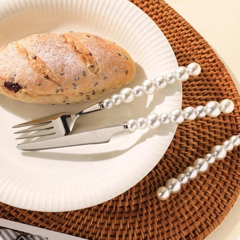 Pearl Cutlery Set Stainless Steel Creativity Flatware Cutlery Set by Bowlift