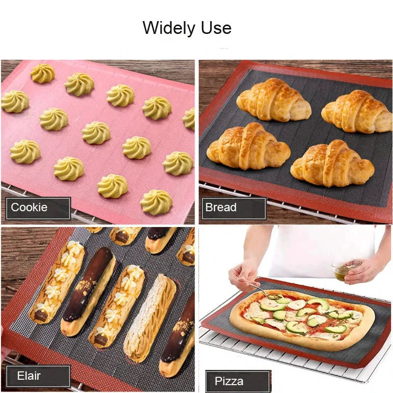 Perforated Silicone Baking Mat Non-Stick Oven Sheet Liner Baking Tools by Bowlift