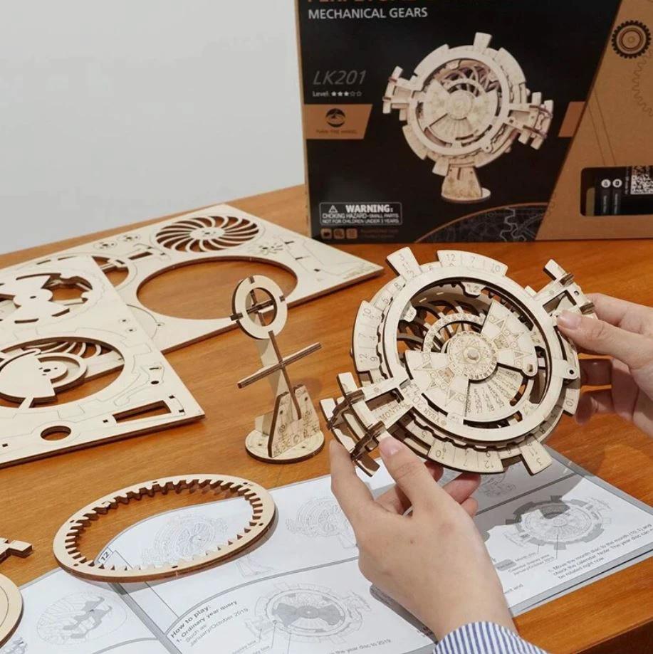 Eternal Calendar Wooden Puzzle Bowlift by Bowlift