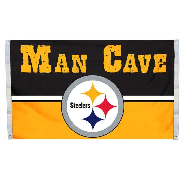Pittsburgh Steelers Flag-3x5FT NFL the Terrible Towel Flag Banner-100% polyester by flagsshop