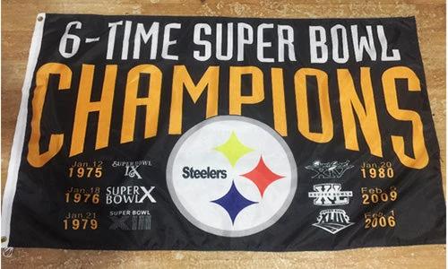 Pittsburgh Steelers Flag-3x5FT NFL the Terrible Towel Flag Banner-100% polyester by flagsshop
