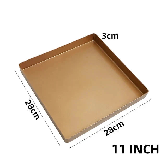 Pizza Square Baking Pan Nonstick Kitchen Accessories Cooking Oven Tray by Bowlift