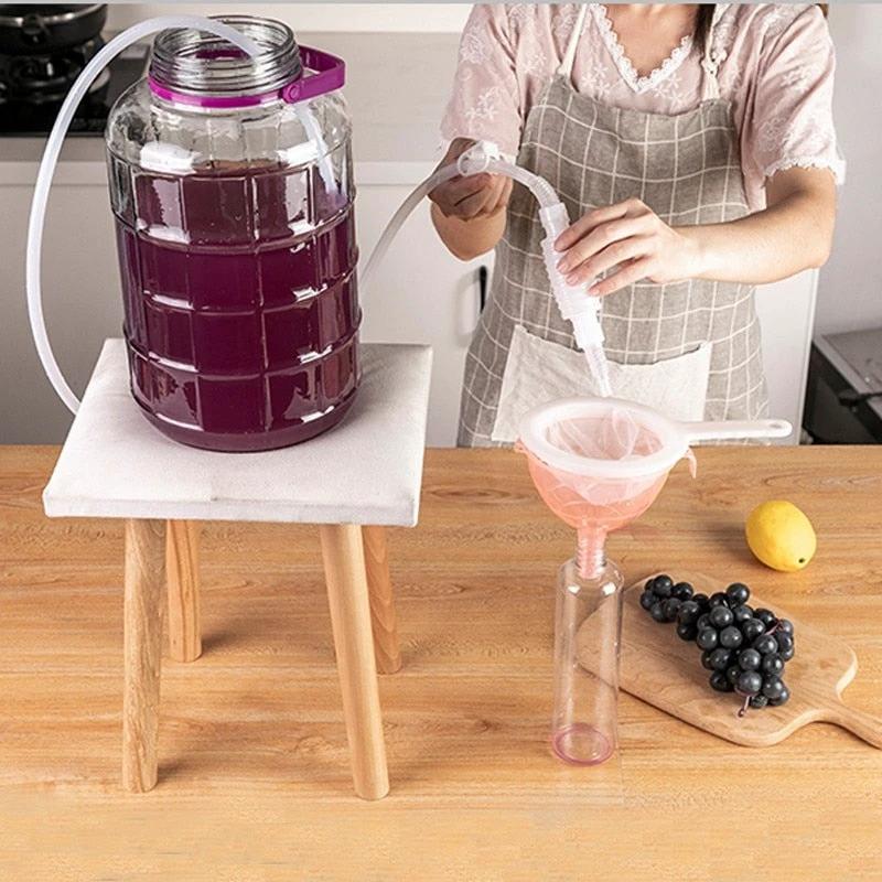 Plastic Wine Beer Making Tool Beer Wine Brewing Food Grade Siphon by Bowlift