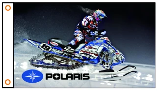 Polaris Flag-3x5ft Polaris Motorcycles Banner-100% polyester by flagsshop