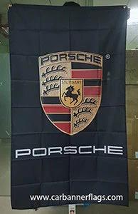 Porsche Flag- 3x5 FT Banner-100% polyester by flagsshop