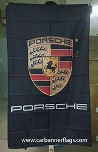 Car Flag for Porsche Flag- 3x5 FT Banner-100% polyester by flagsshop