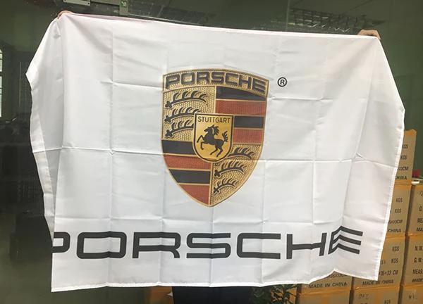 Car Flag for Porsche Flag- 3x5 FT Banner-100% polyester by flagsshop