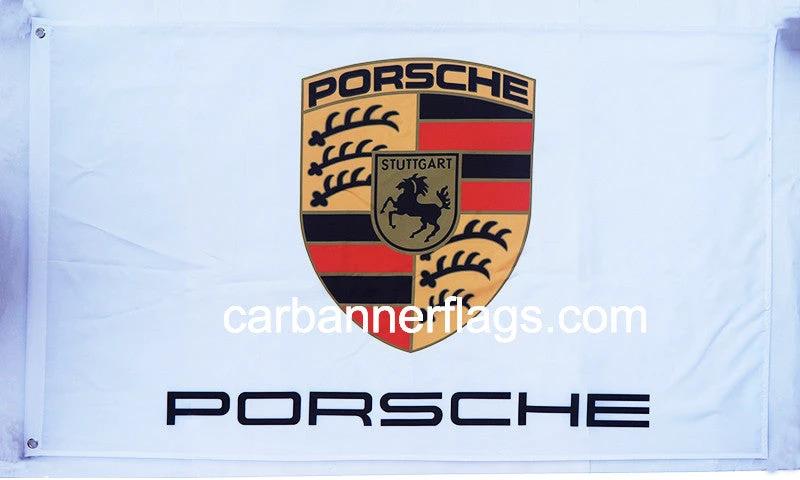Porsche Flag- 3x5 FT Banner-100% polyester by flagsshop