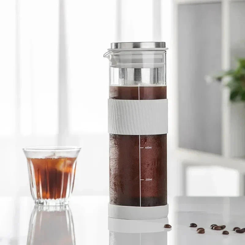 Portable Airtight Cold Brew Iced Coffee Maker Tea Infuser Pitcher by Bowlift
