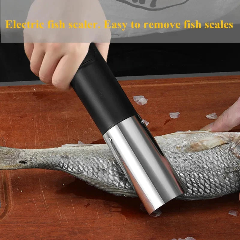 Portable Electric Fish Scraper Fish Scale Remover Cleaner Kitchen Tool by Bowlift
