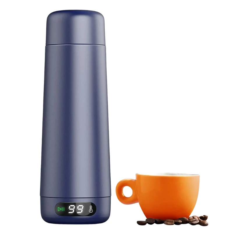 Portable Electric Kettle Travel Kettle Stainless Steel Water Boiler by Bowlift