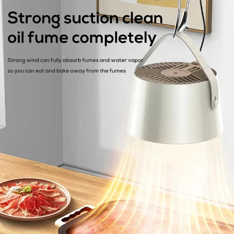 Portable Exhaust Fan Kitchen Hood Extractor Mini Suction Cooker Hood by Bowlift