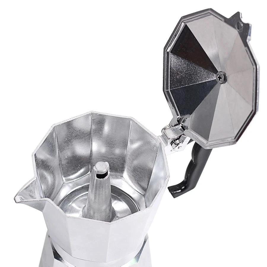 Portable Home Moka Pot Aluminum with Powder Percolator by Bowlift