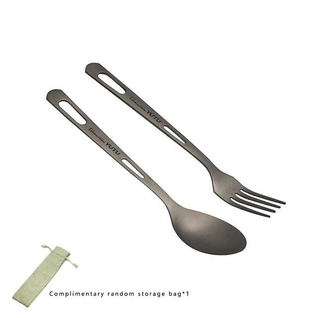 Portable Tableware Set Pure Titanium Frosted Travel Dinnerware by Bowlift