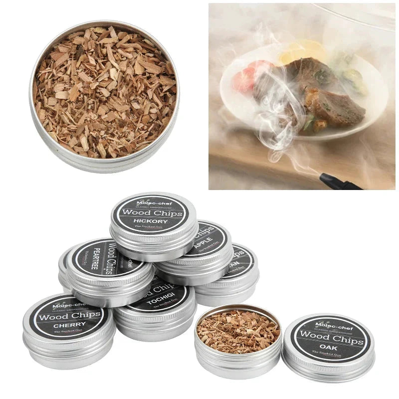 Premium Cocktail Smoker Kit with Whiskey Wood Smoking Infuser Chips by Bowlift