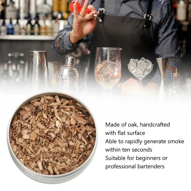 Premium Cocktail Smoker Kit with Whiskey Wood Smoking Infuser Chips by Bowlift