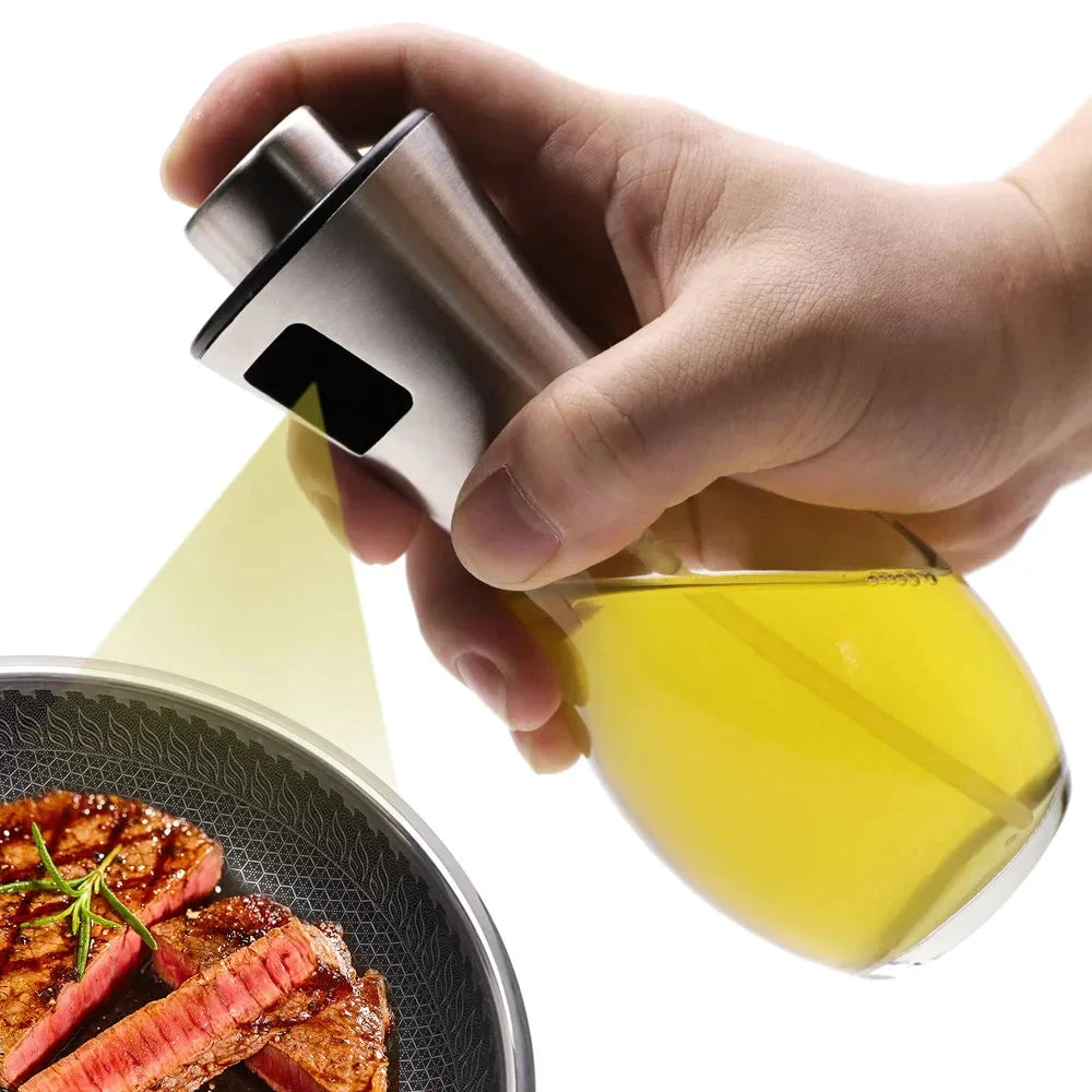 Premium Glass Oil Sprayer Dispenser for Cooking BBQ and Air Fryer by Bowlift