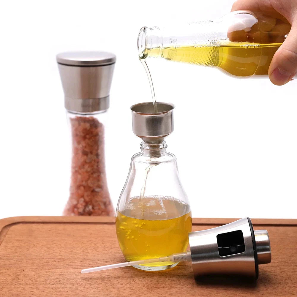Premium Glass Oil Sprayer Dispenser for Cooking BBQ and Air Fryer by Bowlift