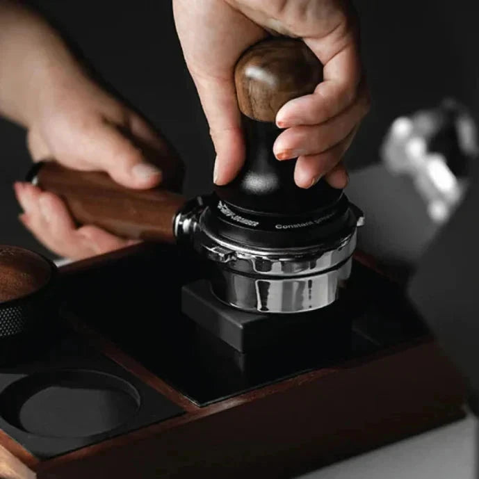Pressure Coffee Tamper Espresso Accessory Spring Loaded Barista Tool by Bowlift