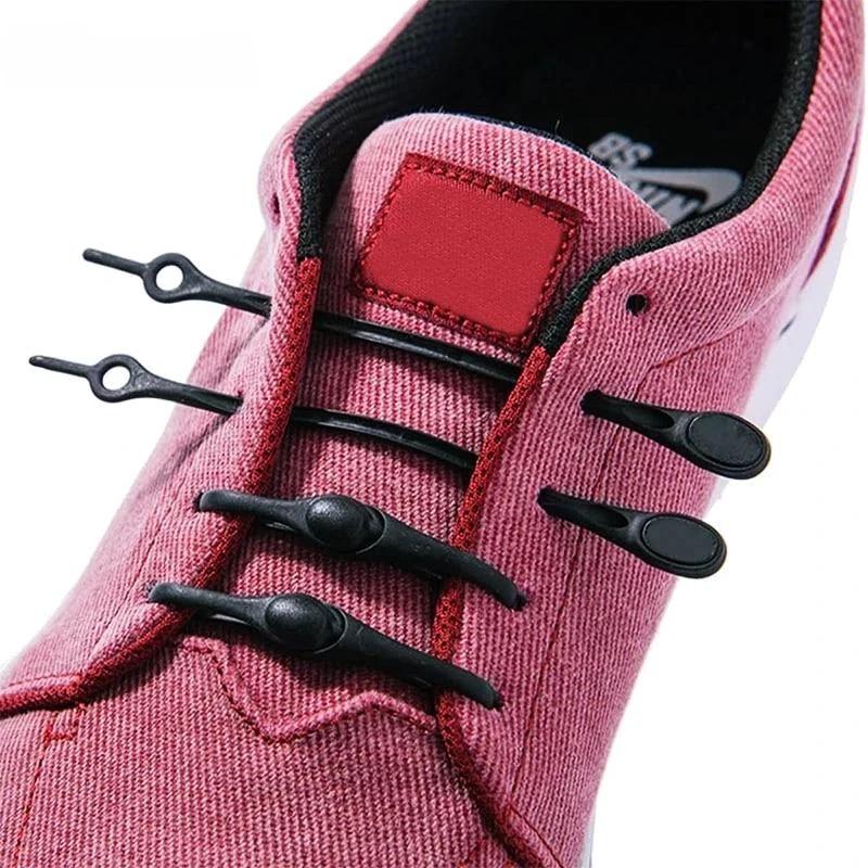 NoTie - 12 Silicone Elastic No Tie Shoe Laces by Bowlift