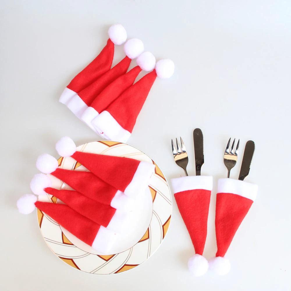 Santa Hat Cutlery Pocket by Bowlift