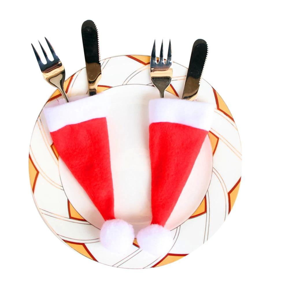 Santa Hat Cutlery Pocket by Bowlift