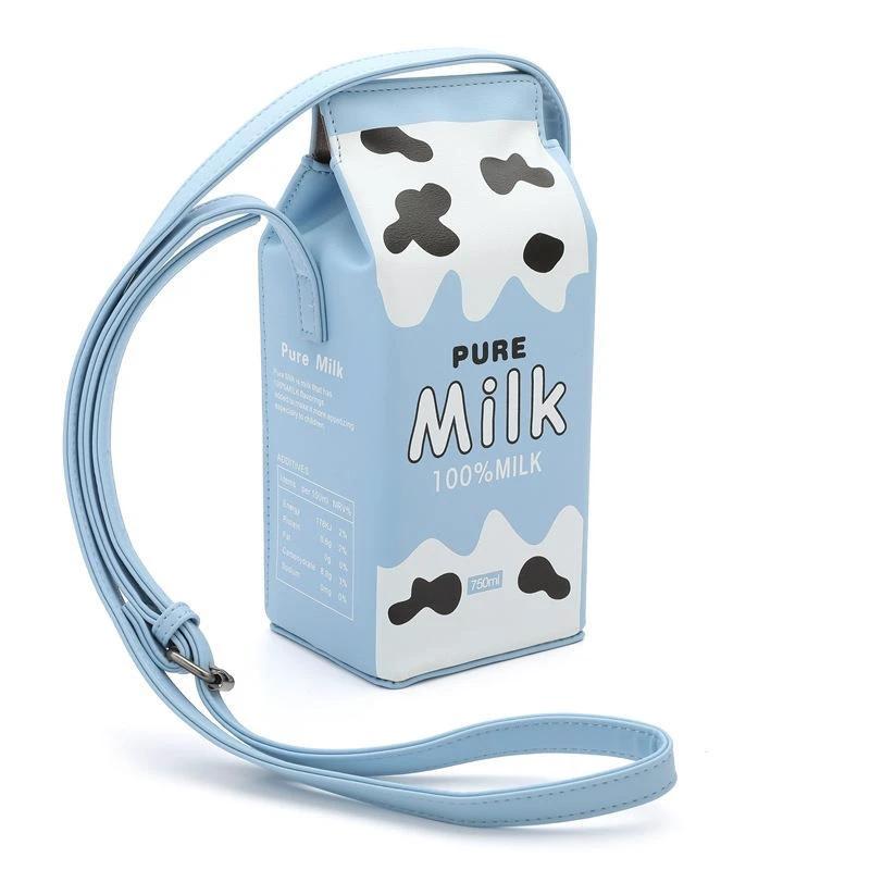 Flava - Milk Carton Handbag by Bowlift