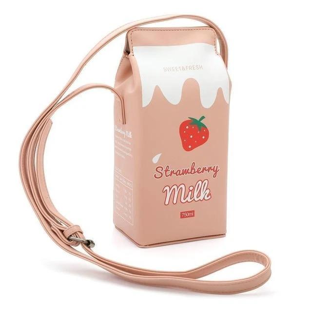 Flava - Milk Carton Handbag by Bowlift