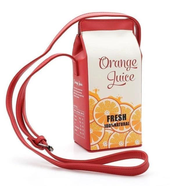 Flava - Milk Carton Handbag by Bowlift
