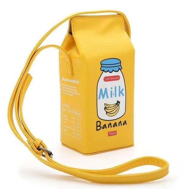 Flava - Milk Carton Handbag by Bowlift