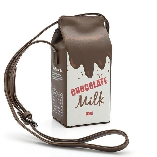 Flava - Milk Carton Handbag by Bowlift