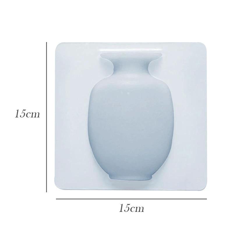 Silicone Sticky Wall Vase by Bowlift