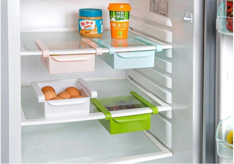 Slide Shelf Refrigerator Organizer by Bowlift